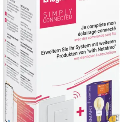 Kit d’extension Legrand Arteor with Netatmo 2×lumière 2×3L×2.5mm² 1×LED E27 