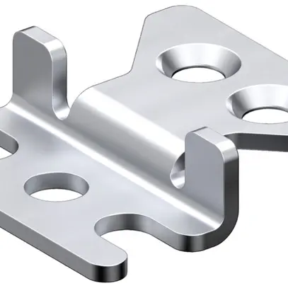 Supporto a parete Rittal SZ 2433.000 per KL/EB/BG/AE/EL/TP acciaio affinato 4pz 