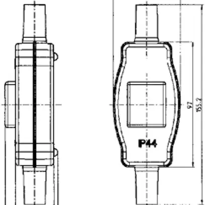 Interruttore intermedio a cavo ELBRO, 16(4)A, 250VAC, 2 poli, IP44, nero 