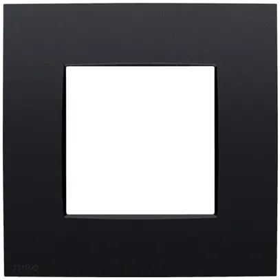 Telaio di copertura Niko Intense 83×83mm nero 