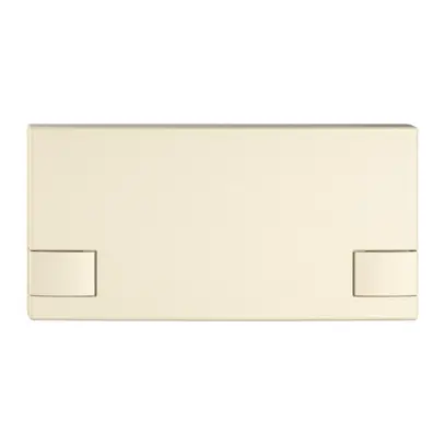 Pulsante 1/2 EDIZIO.liv SNAPFIX® p.KNX&UNI s.LED comando a 2 tasti cr 