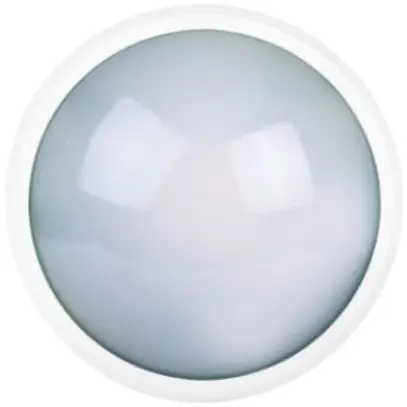 Lampada a muro LED Z-Licht Glasled 13W 700lm 3000K IK10 Ø210×80mm IP65 bianco 