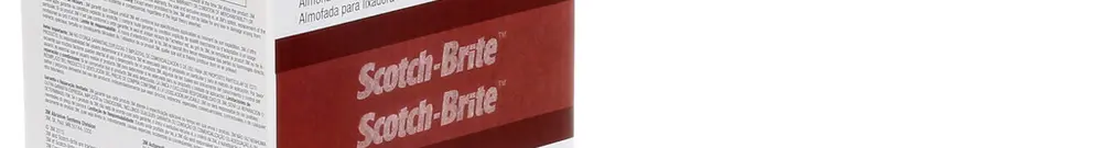 Tampon non-tissé 3M Scotch-Brite 7447 PRO 158×224mm oxyde d'alu (A) P360 (VFN) 