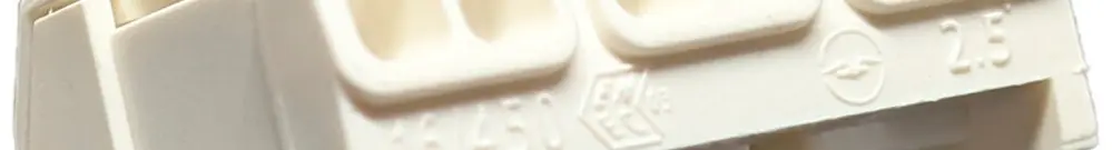 Morsetto di connessione 3P 0.5…2.5mm² leve azionamento messa a terra innesto bi 
