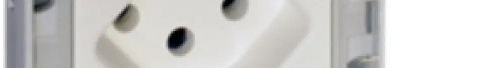 Prise PLEXO T13 blanc 
