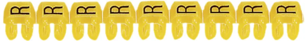 Anello-riferimento Legrand CAB 3, per 0.5…1.5mm² stampa: 'R', giallo 