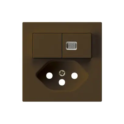 Kit frontale kallysto 60×60 marrone con 1 lente per combinazione S1/T13 