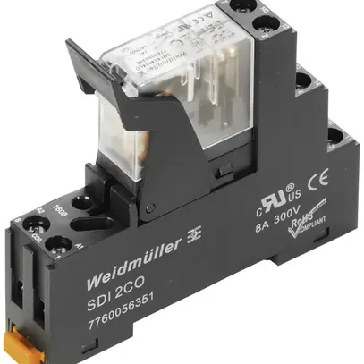 Interface relais WM DRIKIT 230VAC LED rouge 2C 250VAC, 5A 