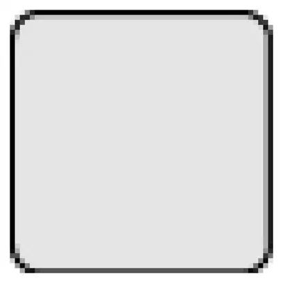 Plaque de fermeture Hager blanc 