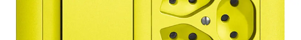 Combinazione INC EDIZIOdue 3/1P +3×T13 lemon orizzontale 