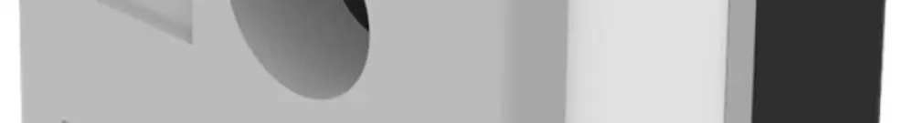 Boîtier p.montage en saillie EAO 45, 2×Ø 22.3 mm, support p.étiquette, M20, gris 