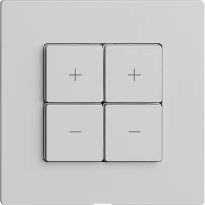 Dimmer Uni-LED 2K/4T Edue Wiser grigio chiaro 