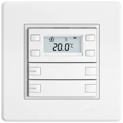Poussoir RTH ENC EDIZIO.liv SNAPFIX® a.RGB-LED 2×touches comm.2T bc 