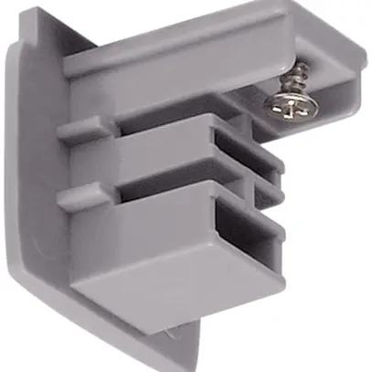 Cappa terminale SLV per binario conduttore S-TRACK 3-fasi grigio 