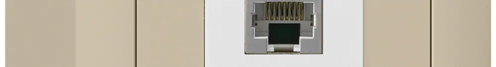 Boîte AP kallysto 1×RJ45s beige 