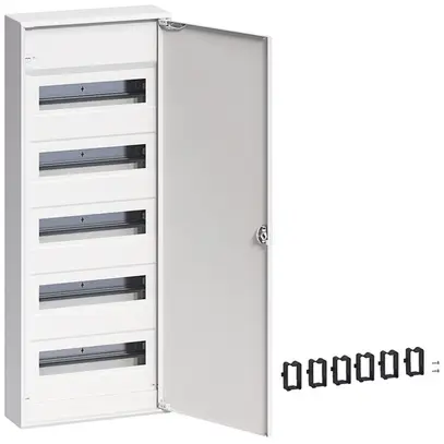 Armoire de distribution AP Hager Volta, 5×12UM, IP30 