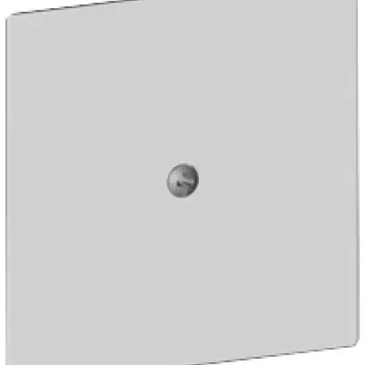 Plaque frontale kallysto 60×60mm blanc pour élément de puissance supplémentaire 