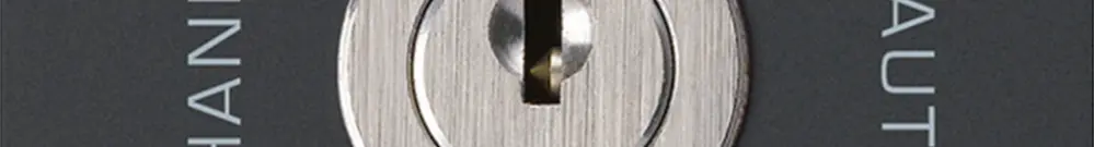 Intérieur interrupteur à clé 0-Hand-0-Aut. kallysto 2/1L noir avec serrure 