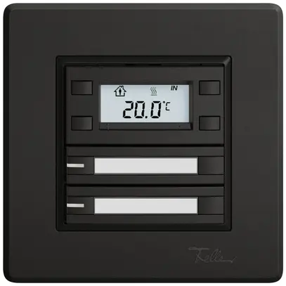 Poussoir RTH ENC EDIZIO.liv SNAPFIX® a.RGB-LED étiqu.2×touches comm.2T no 