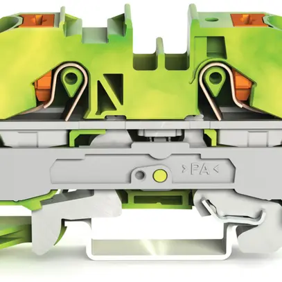 Borne de protection WAGO TOPJOB-S 10mm² 2L vert/jaune série 2210 