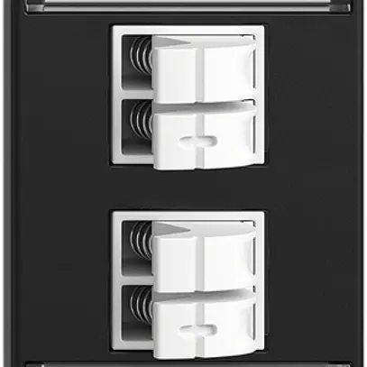 Prise audio INC 2×Feller FLF, a.kit d'inscription&connexion serrée Push Type, no 