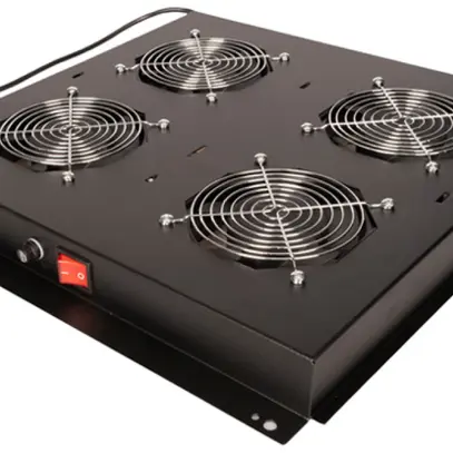 Ventilateur ROLINE 431×47×416mm 230V ventilateur de toiture noir 432m³/h 