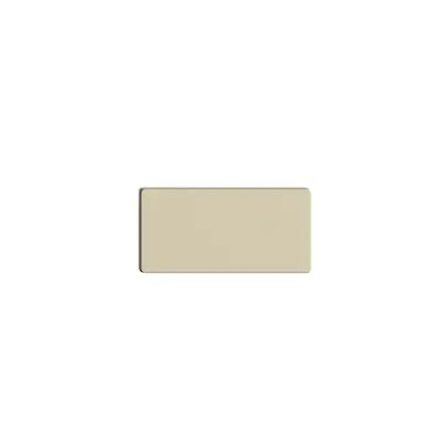 Poussoir 1/2 ENC vert. Edue Wiser sans symbole vanille 