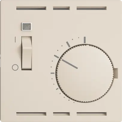 Termostato ambiente INC EDIZIOdue crema, con interrutore 