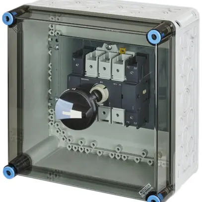 Boîtier commutateur de charge Hensel Mi, 100A, 3 pôles+PE+N 