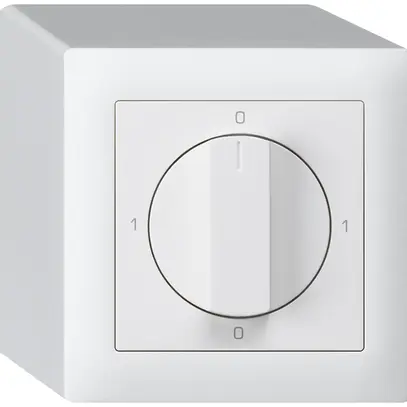 Interruttore rotativo AP kallysto 3/1L bianco con manopola 