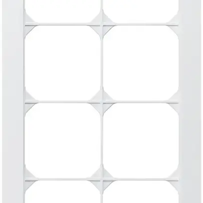 Telaio di copertura INC kallysto.trend 4×2 bianco 154×274mm 