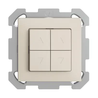 Poussoir pour stores ENC EDIZIOdue FM crema 2 canaux 