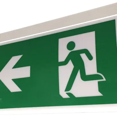 Lampada di emergenza LED Lumatec A2P, 5W autonomia 1h LiFePO4 3 pittogrammi 