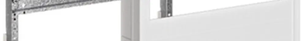 Pannello Media Hager per armadio di distribuzione INC 7 file, 4 file modulari 