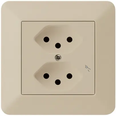 Prise ENC kallysto.trend 2×T13/1 beige 