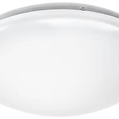 Luminaire rond LED ESYLUX ELLEN HF, 12W 3000K 1150lm Ø300×95mm IP20, blanc 