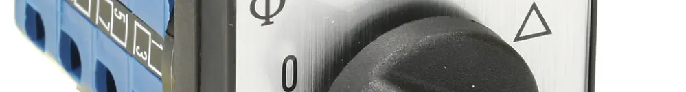 Inter.rotatif INC K&N, 20A/690V 3L, manette no, 48×48mm, Ø 6mm, "0-Y-∆" 