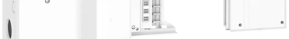 Alimentazione laterale Canalis KNA 100A 230…500V 3L+N+PE bianco IP55 