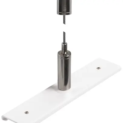 Renfort SLV 48V TRACK avec câble acier 3m blanc 