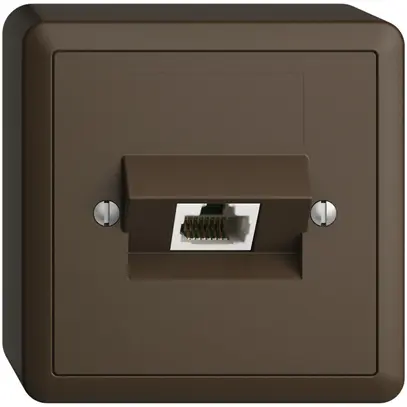 AP-Dose 1×RJ45/u 8P ITplus EDIZIOdue coffee 