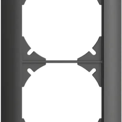 En-tête ENC EDIZIOdue SNAPFIX® 4×1 vertical 88×268mm gris foncé 