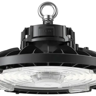 Projec.d.salle LED DOTLUX LIGHTSHOWER 200W 35940lm 850 IP54 65…105° 0-10V Ø296 