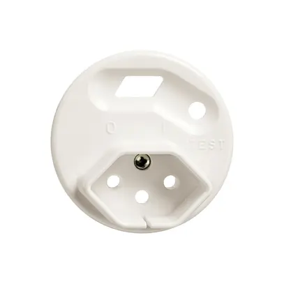 Kit frontale FH per presa FI bianco 