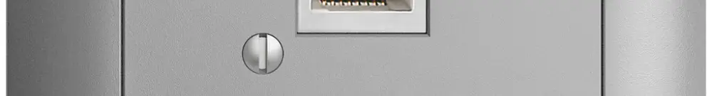 Scatola INC 1×RJ45/s 8P EDIZIOdue silver R&M swissline 