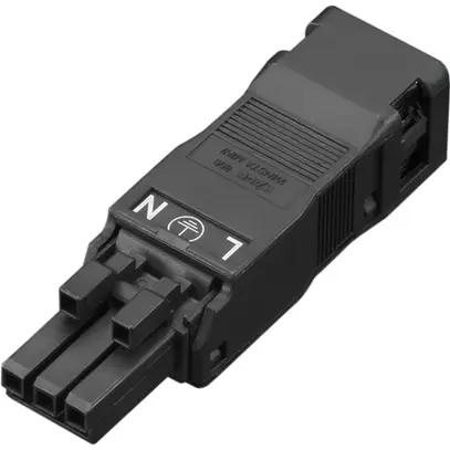 Douille Rittal SZ 2500.600 pour luminaire de système LED 240VAC 3P 5pcs 