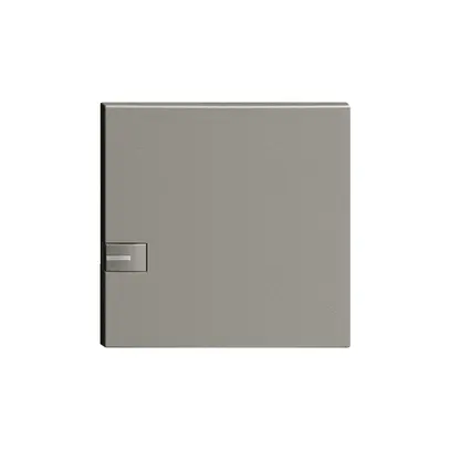 Tasto 1/1 KNX/elettronic.c.LED EDIZIOdue comando semplice grigio scuro 