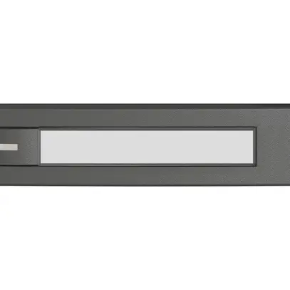Poussoir 1/4 EDIZIO.liv SNAPFIX® p.KNX&UNI a.LED a.étiquette comm.1touch.grf 
