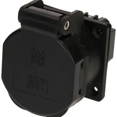 Prise INC MH BUILD 1×type 23 16A 230V 50×61.5×66.7mm IP55 noir 