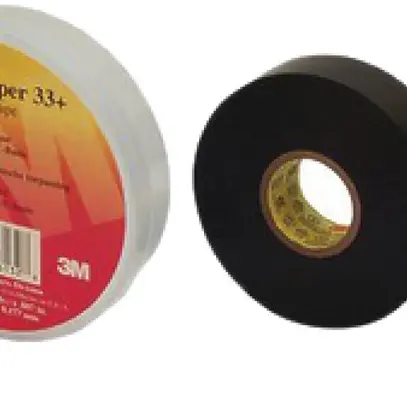 Ruban isolant Scotch® Super 33+ Vinyl, 38mm×33m, 0.18mm, noir 