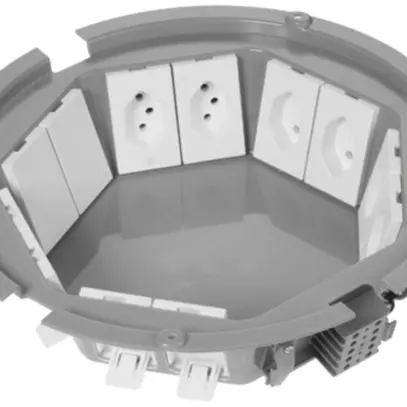 Boîtier pour DAK 8857/8861 12 FLF vertical blanc 